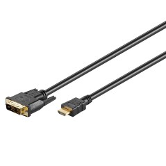Buy Goobay DVI-D to HDMI Cable 1.5m - High-Quality Black Connector for Optimal Performance